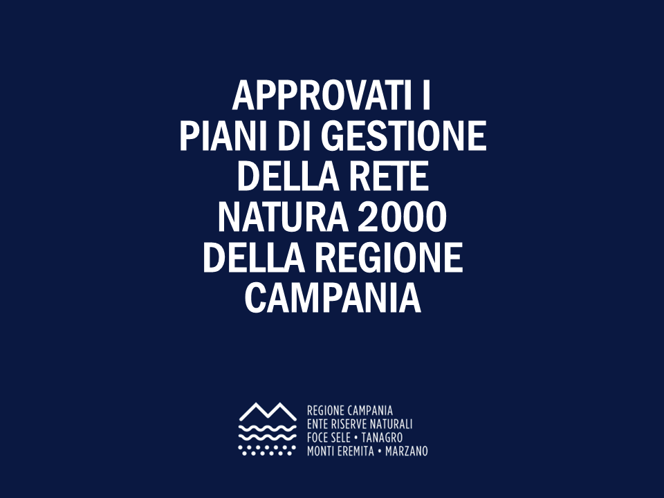 APPROVATI I PIANI DI GESTIONE  DELLA RETE  NATURA 2000  DELLA REGIONE  CAMPANIA